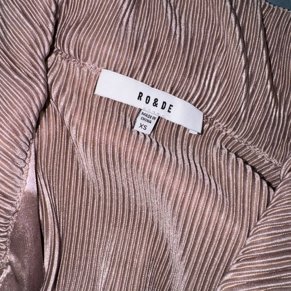 RO&DE Ribbed Satiny Pant Set - Picture 9 of 10